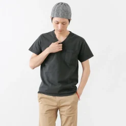 GOODWEAR / Coded short sleeve V-neck pocket T-shirt