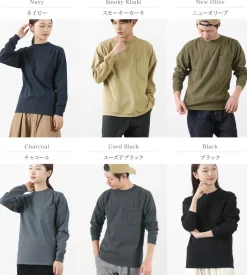 GOODWEAR / Crew Neck Pocket T-Shirt Long Sleeve