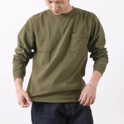 GOODWEAR / Crew Neck Pocket T-Shirt Long Sleeve