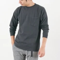 GOODWEAR / Crew Neck Pocket T-Shirt Long Sleeve