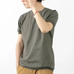 GOODWEAR / Crew Neck Short Sleeve T-Shirt Cuff and Hem Rib