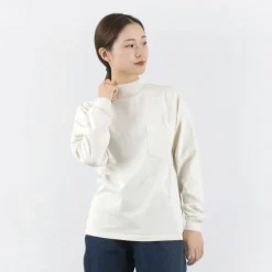 GOODWEAR / Long Sleeve Mock Neck Pocket T-Shirt