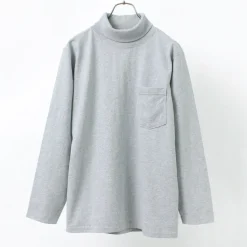 GOODWEAR / Long Sleeve Turtle Neck Pocket Tee