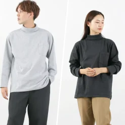 GOODWEAR / Long Sleeve Turtle Neck Pocket Tee