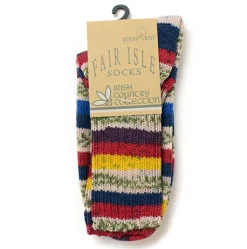 GRANGE CRAFT / Fair Isle Wool Socks