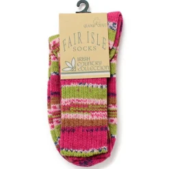 GRANGE CRAFT / Fair Isle Wool Socks