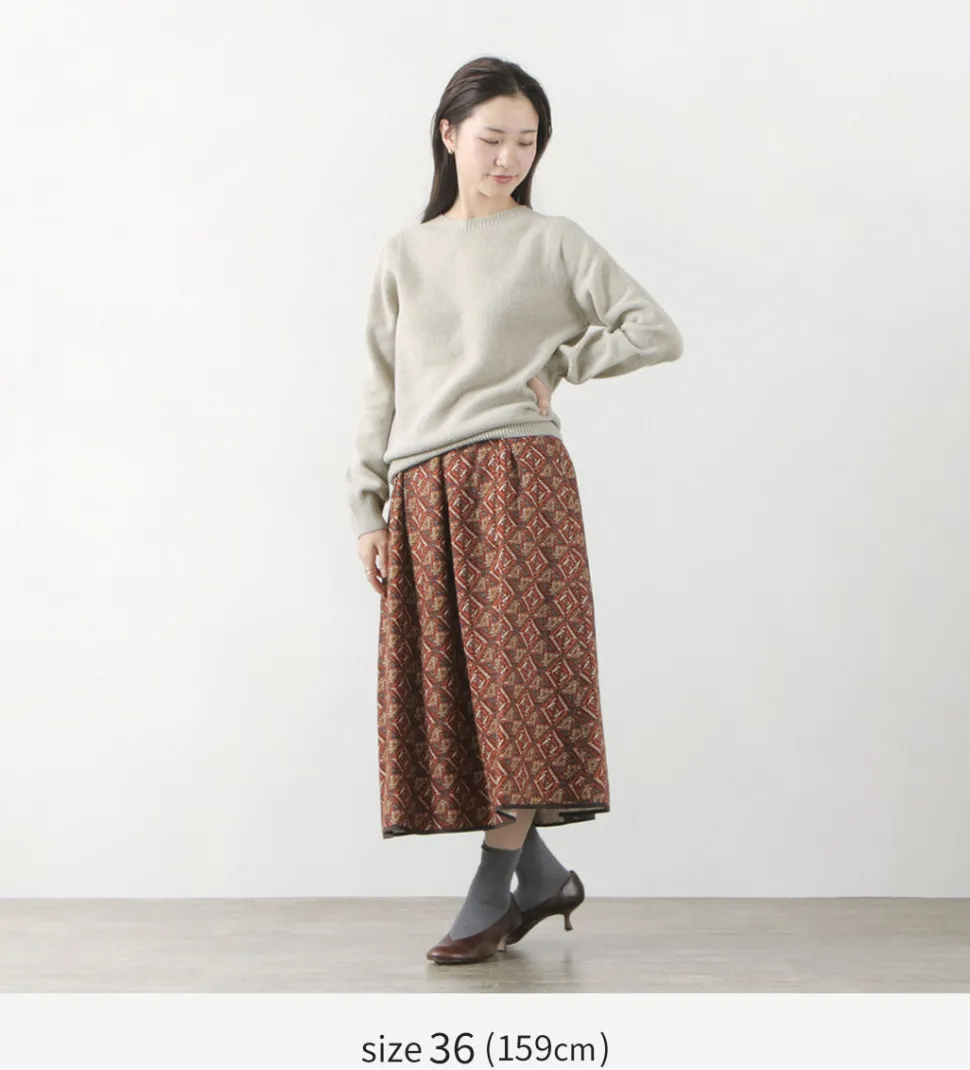 HARLEY OF SCOTLAND / Crew Neck Knit