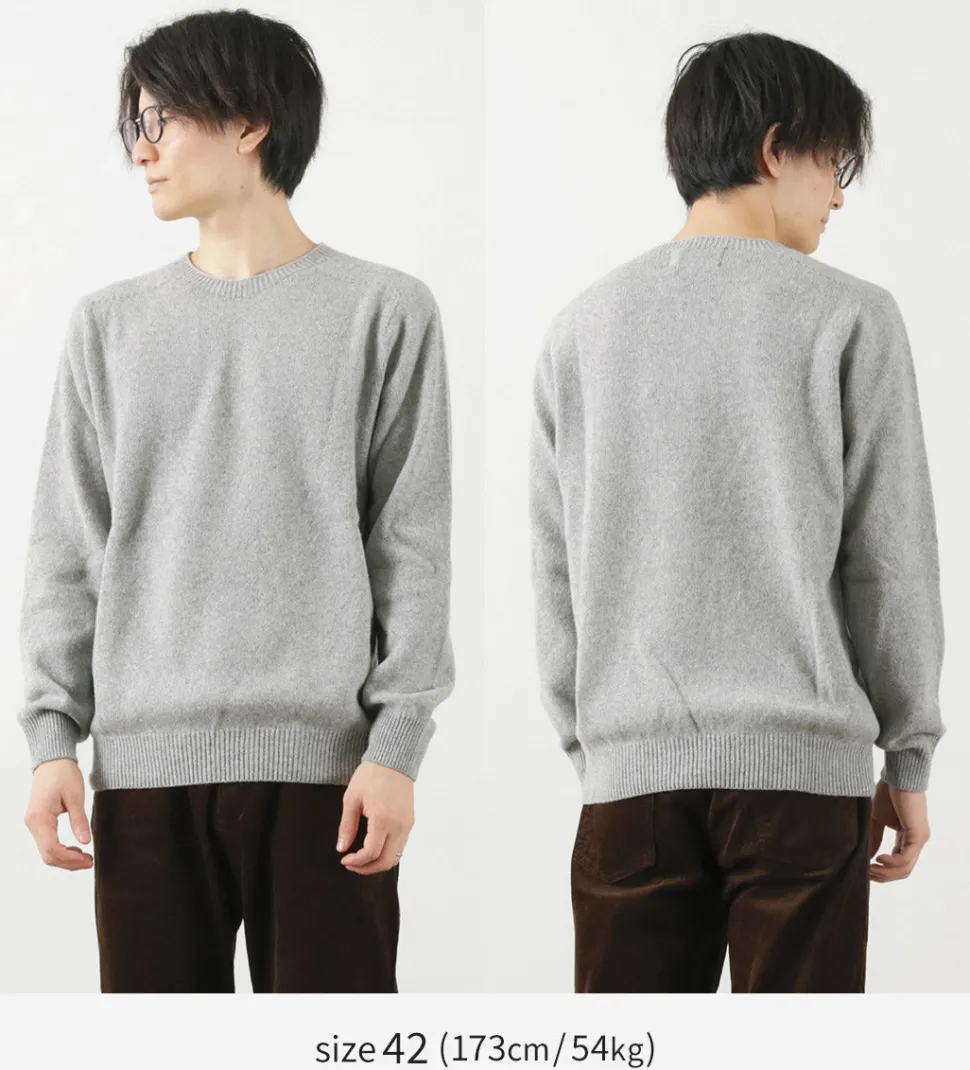 HARLEY OF SCOTLAND / Crew Neck Knit