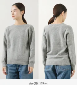 HARLEY OF SCOTLAND / Crew Neck Knit