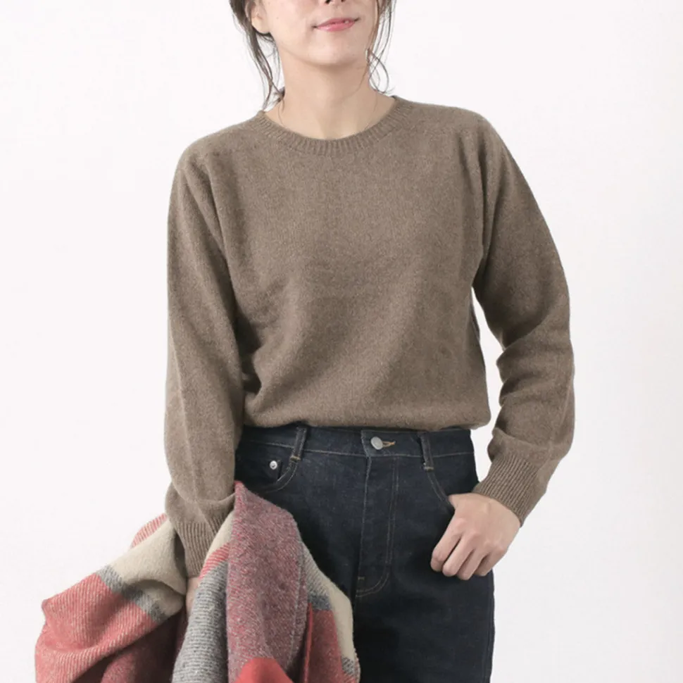 HARLEY OF SCOTLAND / Crew Neck Knit