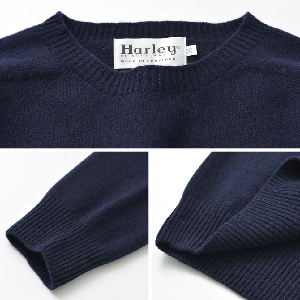 HARLEY OF SCOTLAND / Crew Neck Knit