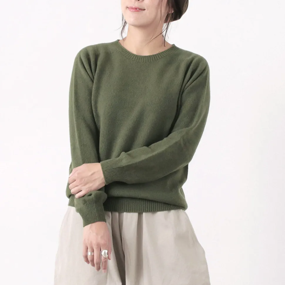 HARLEY OF SCOTLAND / Crew Neck Knit