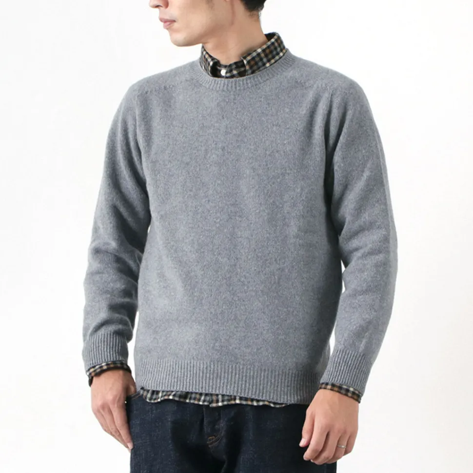 HARLEY OF SCOTLAND / Crew Neck Knit