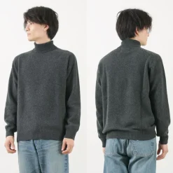 HARLEY OF SCOTLAND / Turtleneck Knit