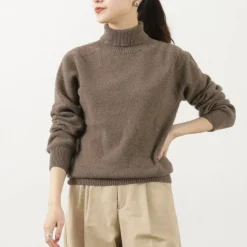 HARLEY OF SCOTLAND / Turtleneck Knit