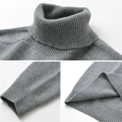 HARLEY OF SCOTLAND / Turtleneck Knit