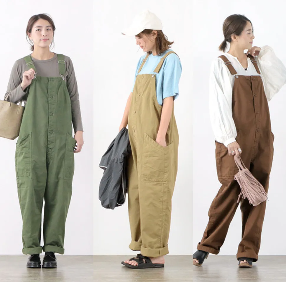 HARVESTY / Overalls / Chino Cross Dye