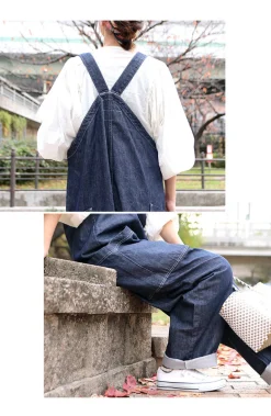 HARVESTY / Overalls / 10oz Non-Faded Denim