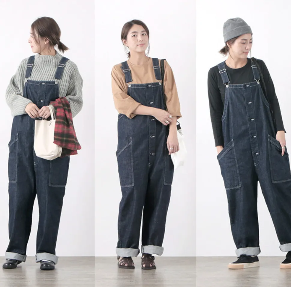 HARVESTY / Overalls / 10oz Non-Faded Denim