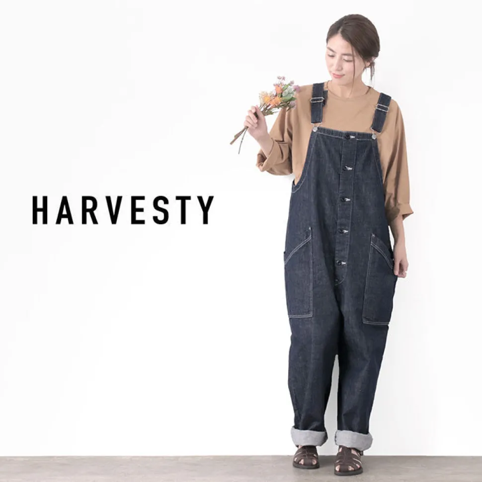 HARVESTY / Overalls / 10oz Non-Faded Denim