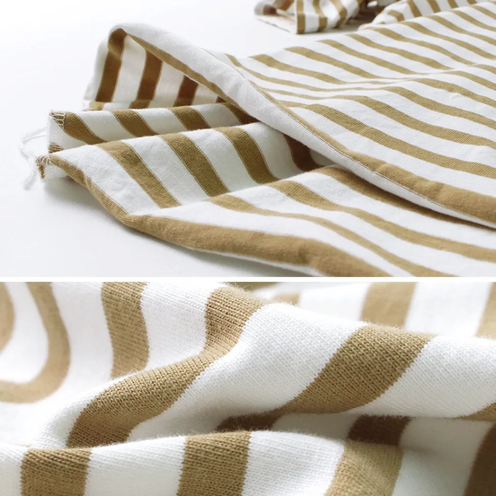 HAVE A GOOD DAY / Stripe Loose Short Sleeve T-Shirt