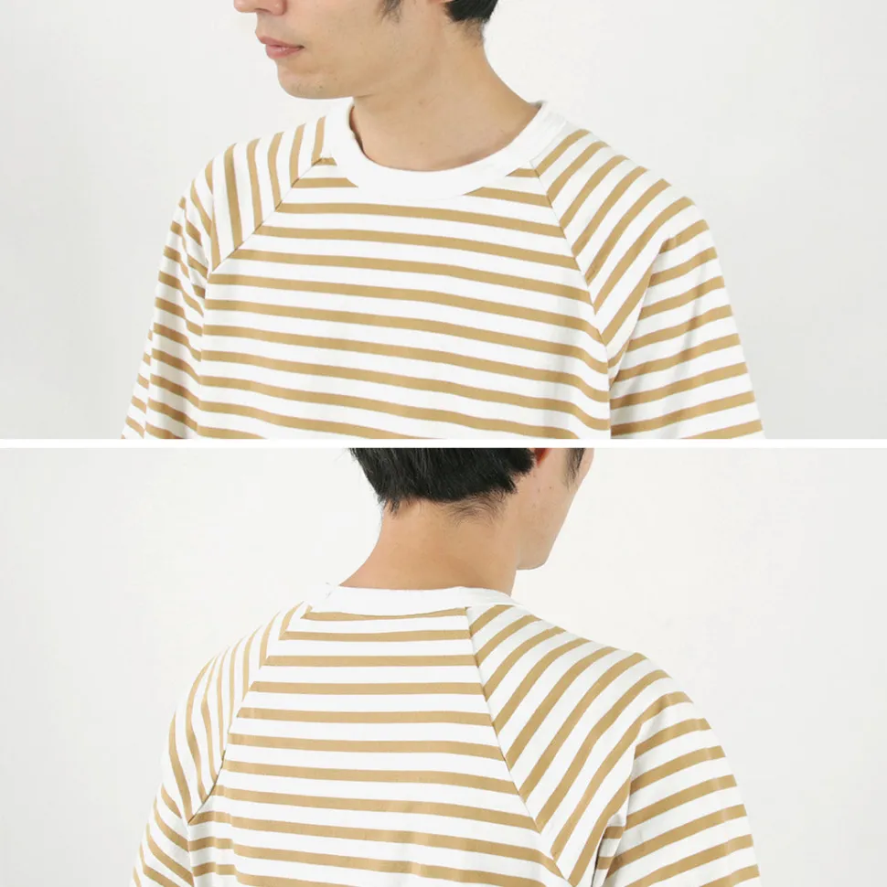 HAVE A GOOD DAY / Stripe Loose Short Sleeve T-Shirt