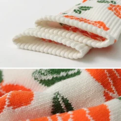 HAVE A GRATEFUL DAY / Crew Socks Flower