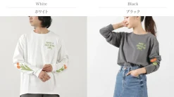 HAVE A GRATEFUL DAY / Tulip & Logo Long Sleeve T-shirt