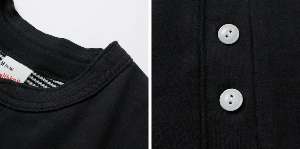 HEALTHKNIT / 2 Pack T-Shirt 7/10 Sleeve + Long Sleeve Waffle