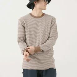 HEALTHKNIT / Basic Waffle Crew Neck Long Sleeve