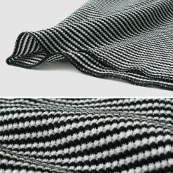 HEALTHKNIT / Basic Waffle Crew Neck Long Sleeve