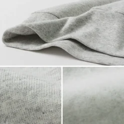 HEALTHKNIT / Classic Sweatshirt Henley Neck Long Sleeve
