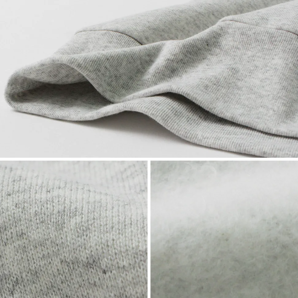 HEALTHKNIT / Classic Sweatshirt Henley Neck Long Sleeve