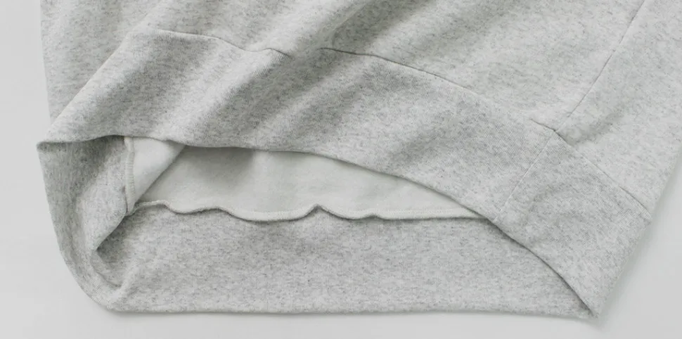 HEALTHKNIT / Classic Sweatshirt Henley Neck Long Sleeve