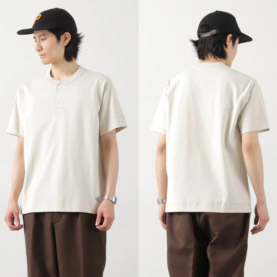 HEALTHKNIT / HEALTHKNIT x RAGHenry Neck T-shirt