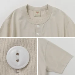 HEALTHKNIT / HEALTHKNIT x RAGHenry Neck T-shirt