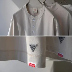 HEALTHKNIT / HEALTHKNIT x RAGHenry Neck T-shirt