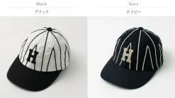 HICOSAKA / Striped 8 Panel Logo Cap