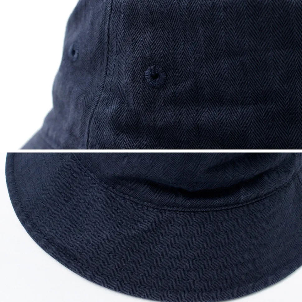 HIGHER / Bespoke Vintage Herringbone Bucket Hat