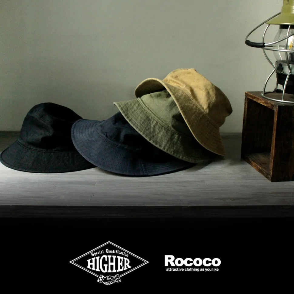 HIGHER / Bespoke Vintage Herringbone Bucket Hat
