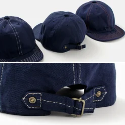 HIGHER / Blue Selvage Denim Cinchback Cap