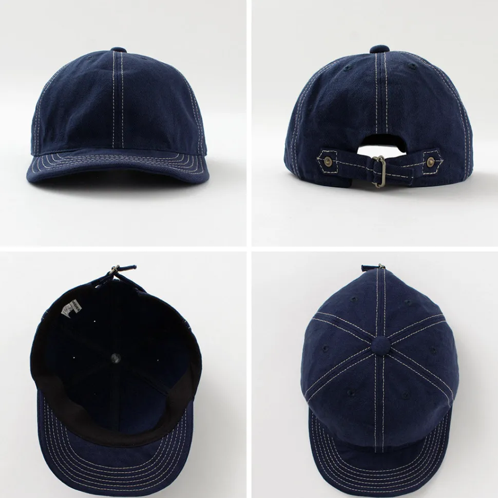 HIGHER / Blue Selvage Denim Cinchback Cap