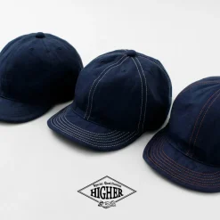 HIGHER / Blue Selvage Denim Cinchback Cap
