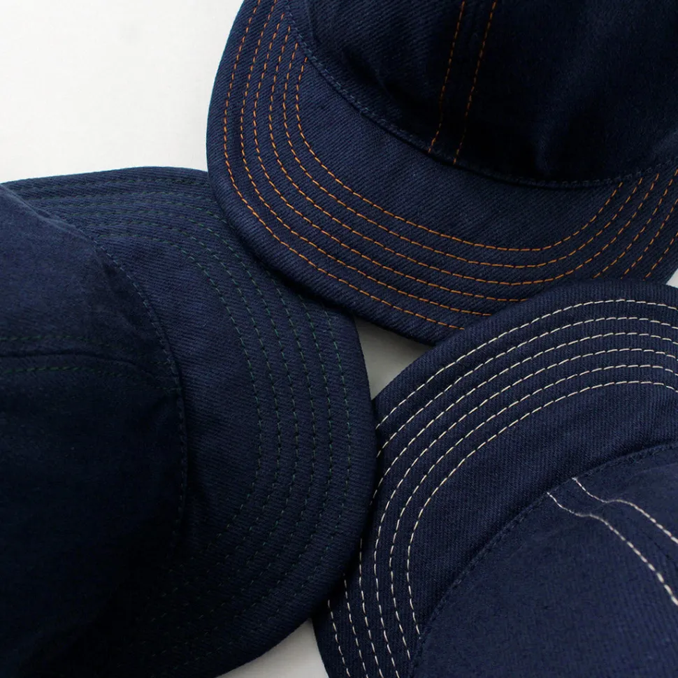 HIGHER / Blue Selvage Denim Cinchback Cap