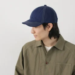 HIGHER / Blue Selvage Denim Cinchback Cap