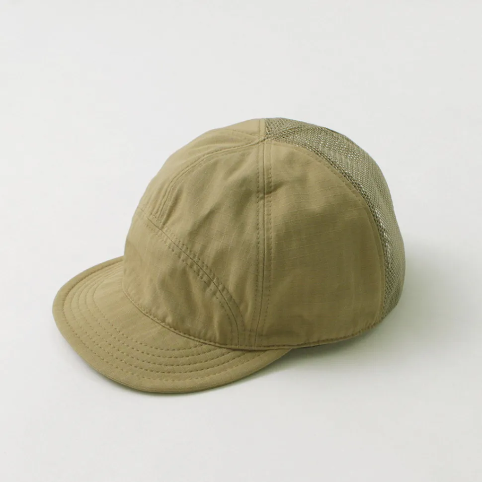 HIGHER / Cotton Nylon Ripstop 7 Panel Mesh Cap