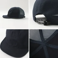 HIGHER / Cotton Nylon Ripstop 7 Panel Mesh Cap
