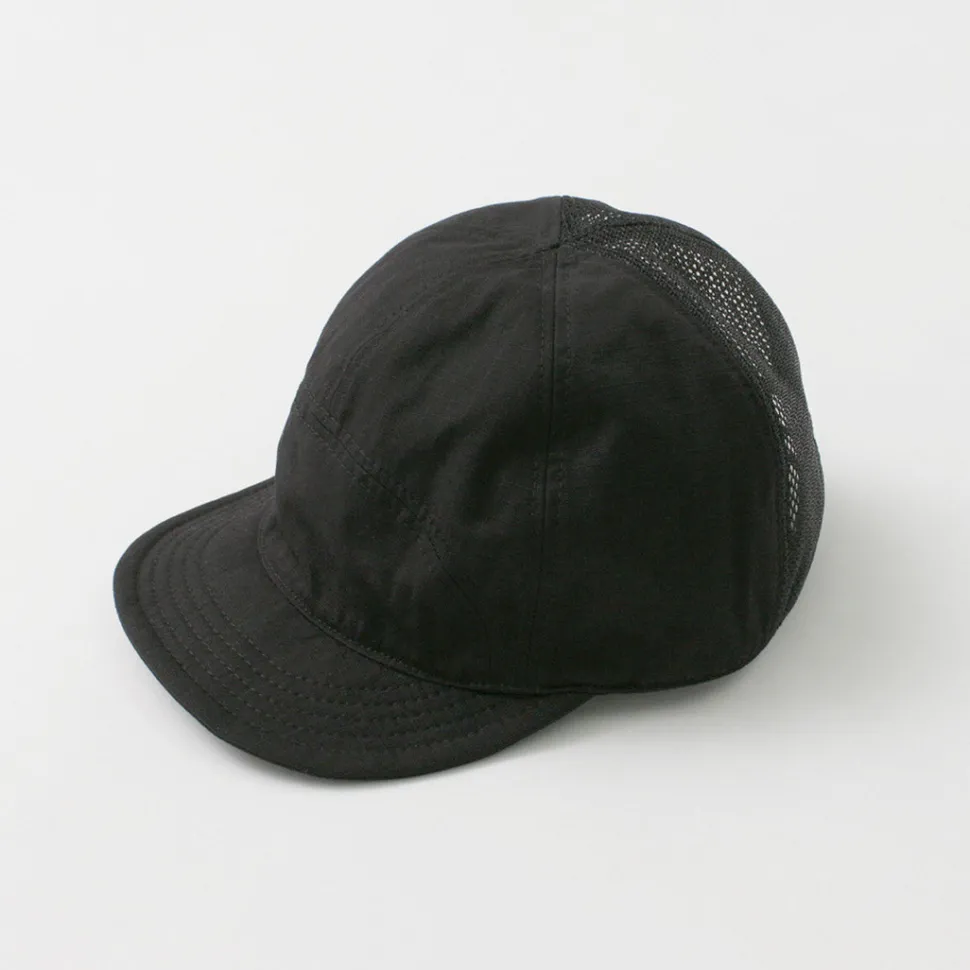 HIGHER / Cotton Nylon Ripstop 7 Panel Mesh Cap