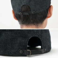 HIGHER / Denim multi-panel cap