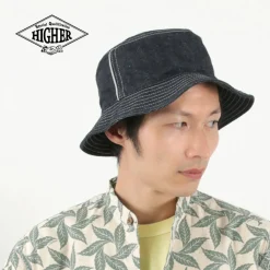 HIGHER / F191 Selvedge Denim Bucket Hat